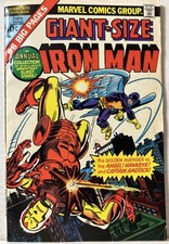 Giant-Size Iron Man #1 - Steve Ditko Art Stan Lee Story 1975 Gil Kane CVR VG/FN