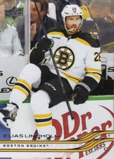 2025-26    Upper Deck Série 1  Elias Lindholm    Carte  # 8