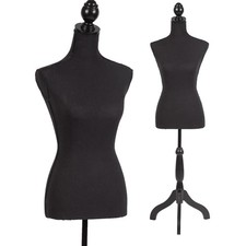 Female Dress Form Mannequin Body with Tripod Stand Adjustable 59-67 Inches