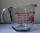 Vintage Anchor Hocking FIRE KING Glass 2 Cup Measuring cup 16 Oz 500 Ml Nice!!