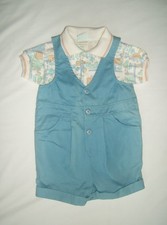 Vintage Child's Clothing 2 Pc Outfit Size 2T - 100 Cotton - Well Made