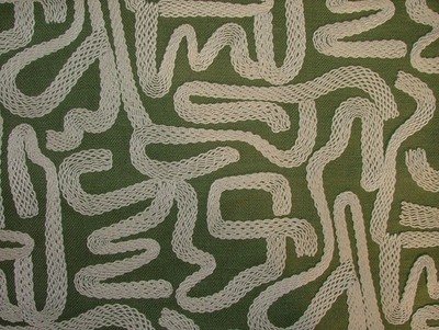 iLiv Schrift Lorbeer bestickt Stoff Kissen Vorhang Polster 1,3 Meter