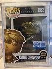 Funko Pop! Animation: Sung Jinwoo #1982 (Gold) with Hard Protector - New/Sealed