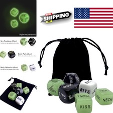 Sex Gaming Dice Set for Couples Luminous Fun Adult Bedroom Foreplay Games