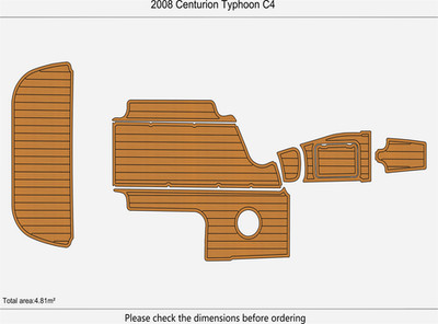 2008 Centurion Typhoon C4  DuraEVA EVA Foam Boat flooring