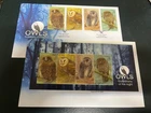 (2028) 7-1-2026 - Australia FDC cover - 2016 - Owls / Chouettes (2 FDC)