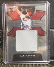 Hans Crouse 2022 Select Rookie Jumbo Swatch    - Phillies