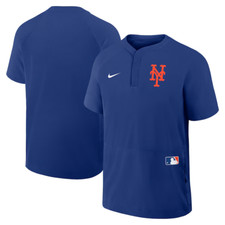 Nike New York Mets MLB Authentic Collection Raglan Windshirt Pullover Shirt