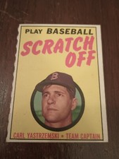 1970 Topps Scratch Off (Carl Yastrzemski) (NRMT)