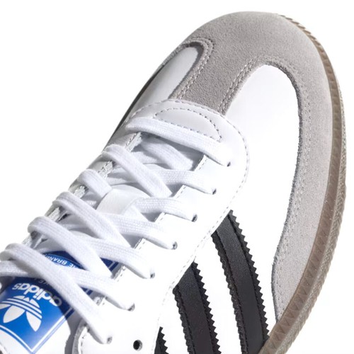 Adidas Samba Uomo Og 41 42 42 2/3 43 44 45 Bianche nere scarpe sneakers B75806 - Imagen 4 de 12