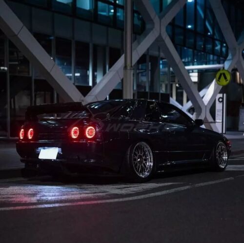 78 WORKS FIBER RING LED Taillights for 89-94 Nissan Skyline R32 GTR GTST 2 door - Picture 8 of 13