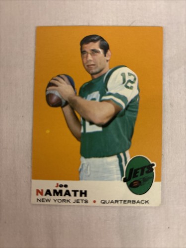 JOE NAMATH 1969 Topps #100 NEW YORK JETS