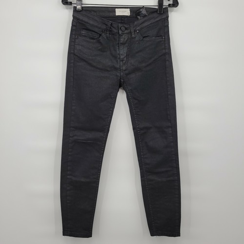 Skinny Ankle Zip Stretch Jeans Size 