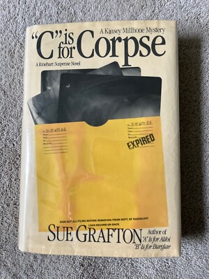  C  is for Corpse, Sue Grafton. Henry Holt 1986. First Printing Ex-library.