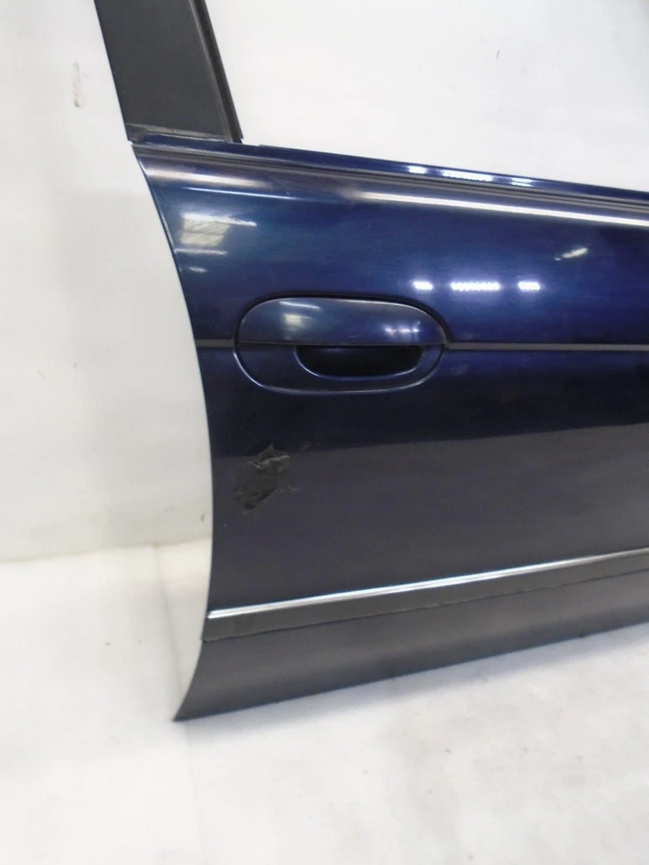 1997-2003 BMW 540i Front Right Passenger Side Door Shell Dark Blue OEM DK805481 - Image 2 of 4