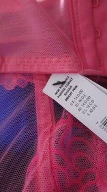 ANN SUMMERS UNDERWIRED/PADDED PINK CORSET SUSPENDER SIZE 14D-DD NWT  NEW ROMANCE