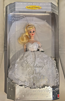 Vintage Wedding Day Barbie Fashion Blonde Doll 1960s Reproduction