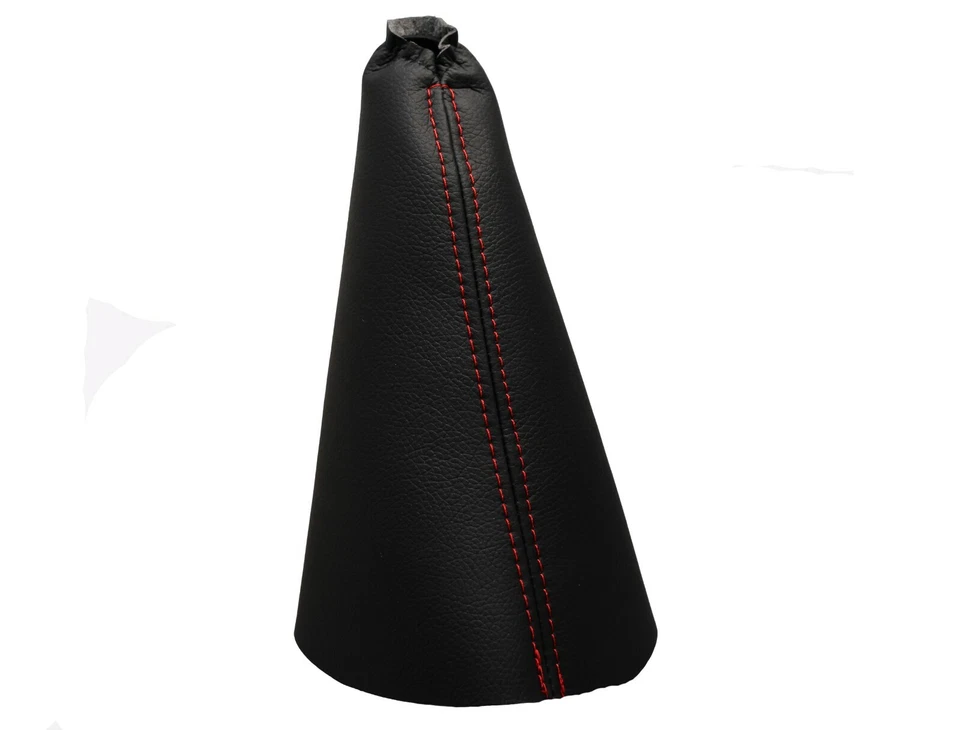 DACIA SANDERO (2007-2012) Soufflet Levier De Vitesse 100% Cuir - Couture Rouge - Photo 1/1