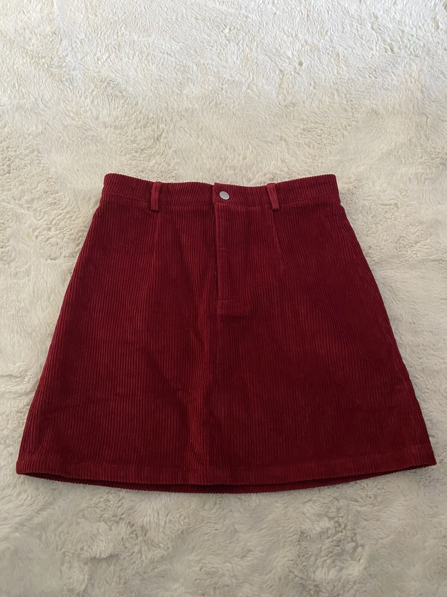 Burgundy 2025 skirt ebay