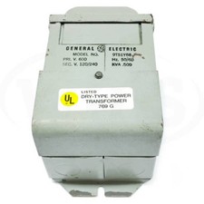 General Electric GE 9T51Y88 Dry-Type Transformer, 600V Pri 120/240V Sec 0.5KVA