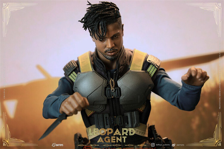 DAFTOYS F018 Leopard Agent 1/6 Scale Action Figure Black Panther