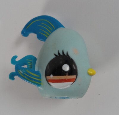 Authentic Littlest Pet Shop LPS 1378 Angelfish Blue Fish