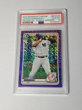 2020 Bowman Chrome Jasson Dominguez Purple Shimmer psa 10