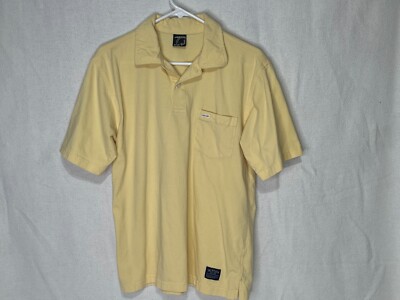 Vintage JAG NY USA Polo Shirt yellow size M