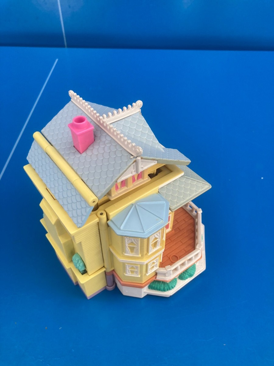 Vintage Maison cottage CLUB HOUSE Polly Pocket BlueBird 1995 avec personnages | eBay