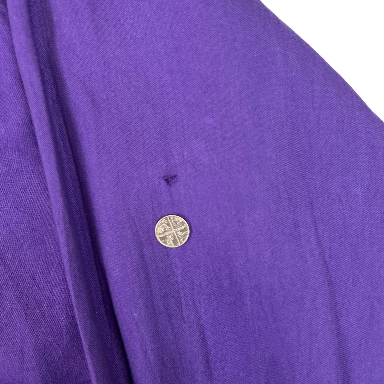Ralph Lauren Purple Polo Shirt Long Sleeve 100% Cotton Extra Large image 7