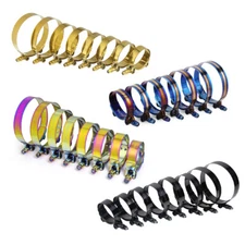 45mm-105mm Stainless Steel T-Bolt Intercooler Pipe Clamp Silicone Hose Clip