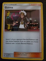 Guzma 115/147 Burning Shadows Uncommon Trainer