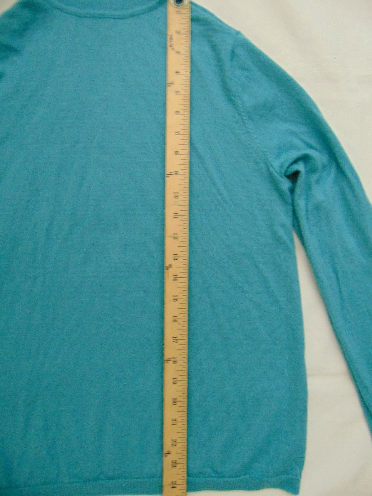 Pendleton turqoise 100% merino wool pullover turt… - image 9