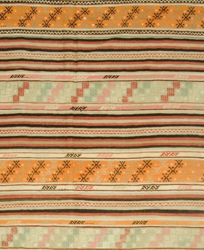 Vintage Turkish Kilim, 5'4" x 9'5" E22537 - Picture 7 of 8