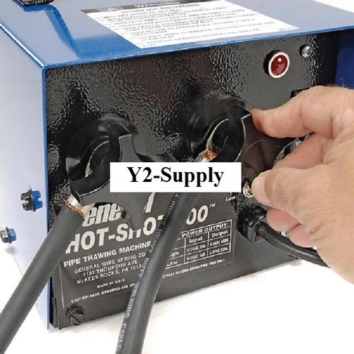 NEW! 300/400 Amp HotShot Pipe Thawing Machine w/ (2) 20' 1 Cables