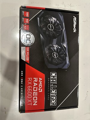 ASRock AMD RADEON RX 6600 XT Challenger Graphics Card OC Edition 8GB GDDR6
