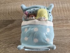 Vintage Fujika Piggy Bank Blue