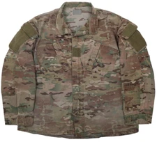 Large Long - US Army OCP Combat Uniform Coat Jacket Top Multicam Camo