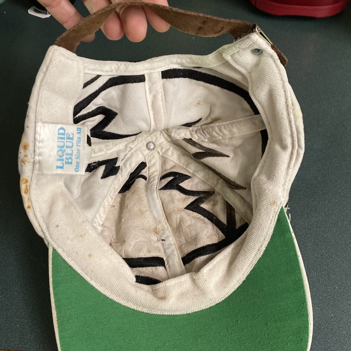 Vintage Grateful Dead Hat Liquid Blue 1996 Steal Your Face 