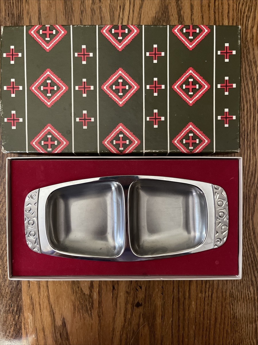 Alessi Italy Int'l Stainless 18-8 4057 Divided Relish w/Box