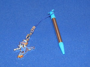 New 2DS XL Retractable Stylus Quaquaval Charm - Stylus & Charm for DS System