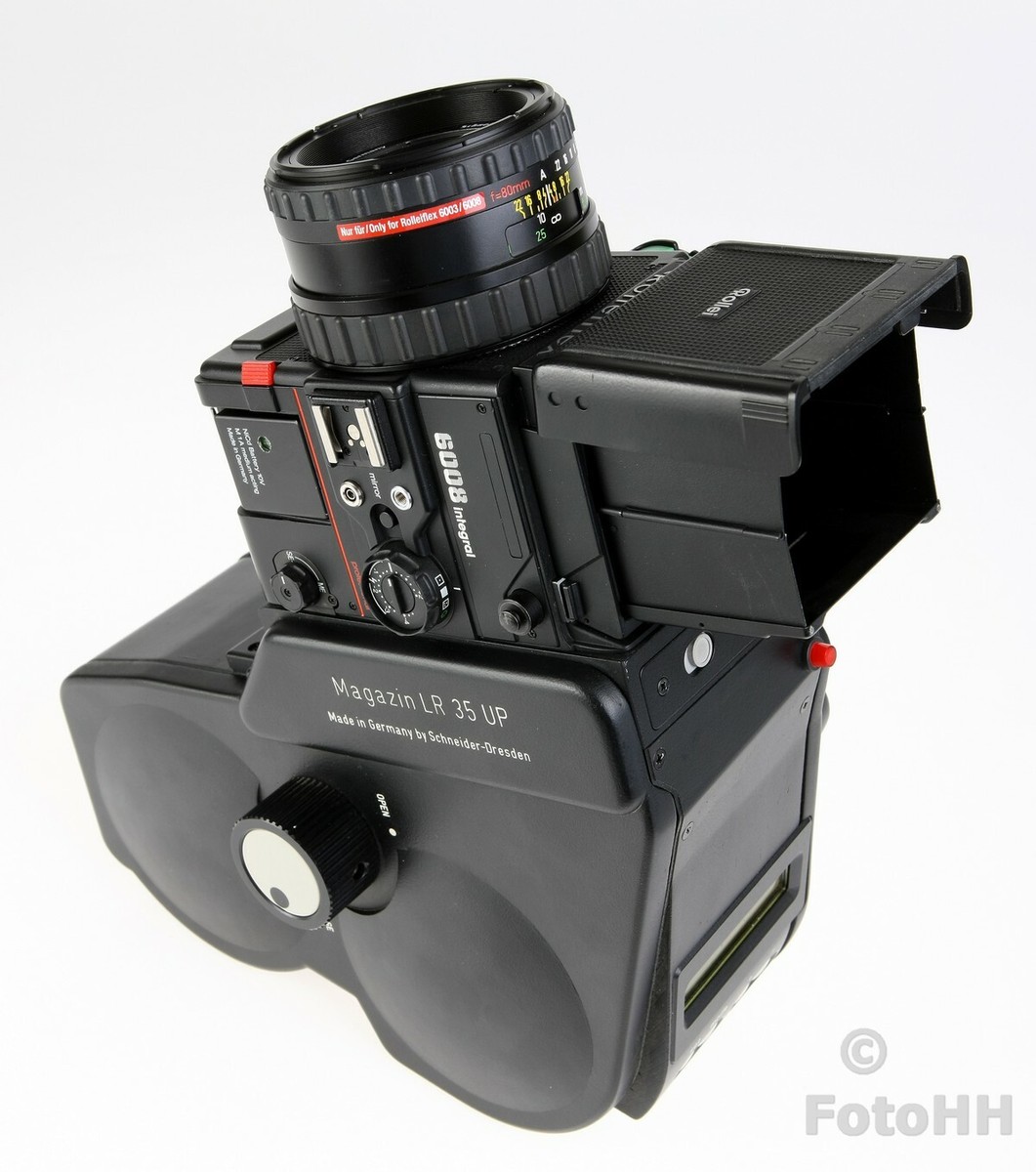 Rollei 6008 フィルムカメラ セット RARE TRANSPARENT SET OF ROLLEI ROLLEIFLEX 6008 INTEGRAL