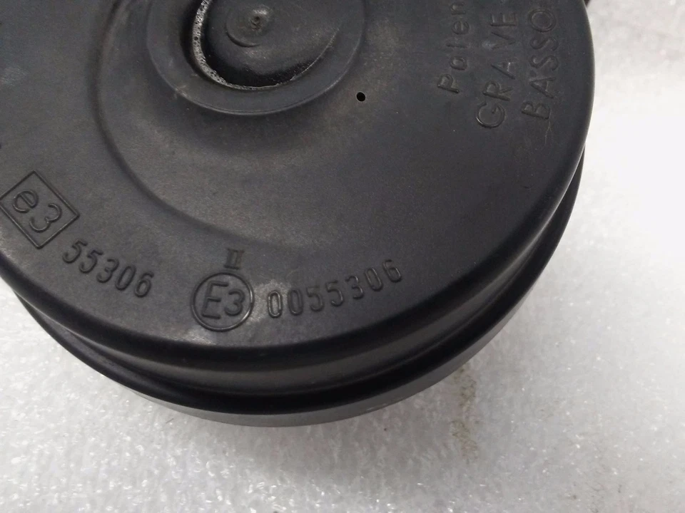 2000-2002 Jaguar S-Type dianteiro buzinas inclinadas altas e baixas com suporte OEM DK609177 - Imagem 4 de 4