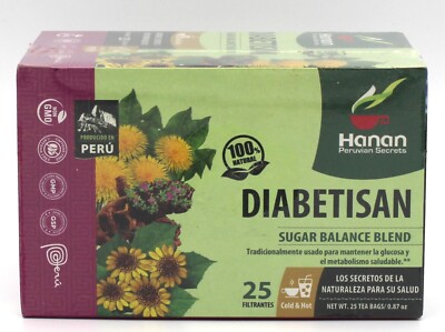 25 Diabetisan Tea Bags   (25 Sugar Balance Blend Tea Bags) 1 Box