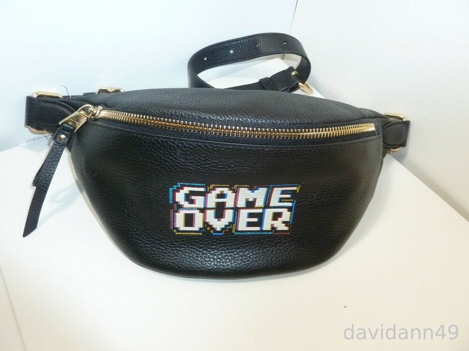 coach game over fanny pack