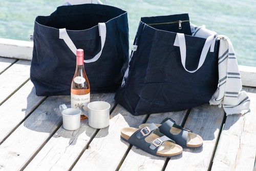 Eco-Friendly Reusable Waxed Canvas Tote Bag – Perfect for Shopping & Beach - Picture 15 of 21