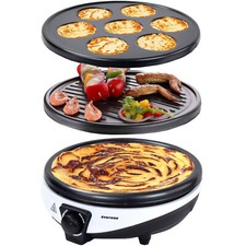 3 in 1 CREPES Maker PFANNKUCHEN EIERKUCHEN Elektrogrill Luzern SYNTROX