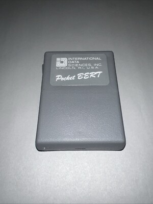 IDS POCKET BERT BIT ERROR RATE TEST Model 62LP RS-232-C Breakout Box Untested