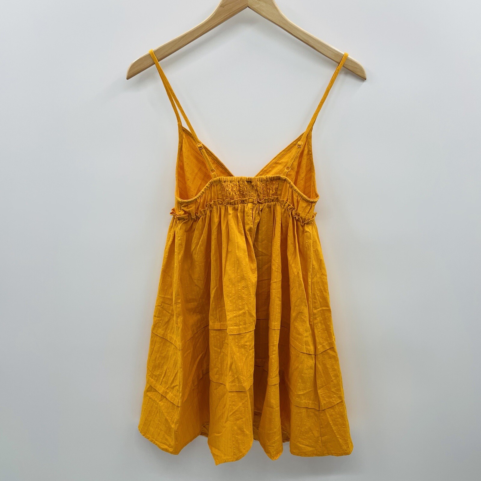 Wild Fable Womens Size XS Sleeveless Cotton Flip Flop Dress in Mango Orange $25 thumbnail 4