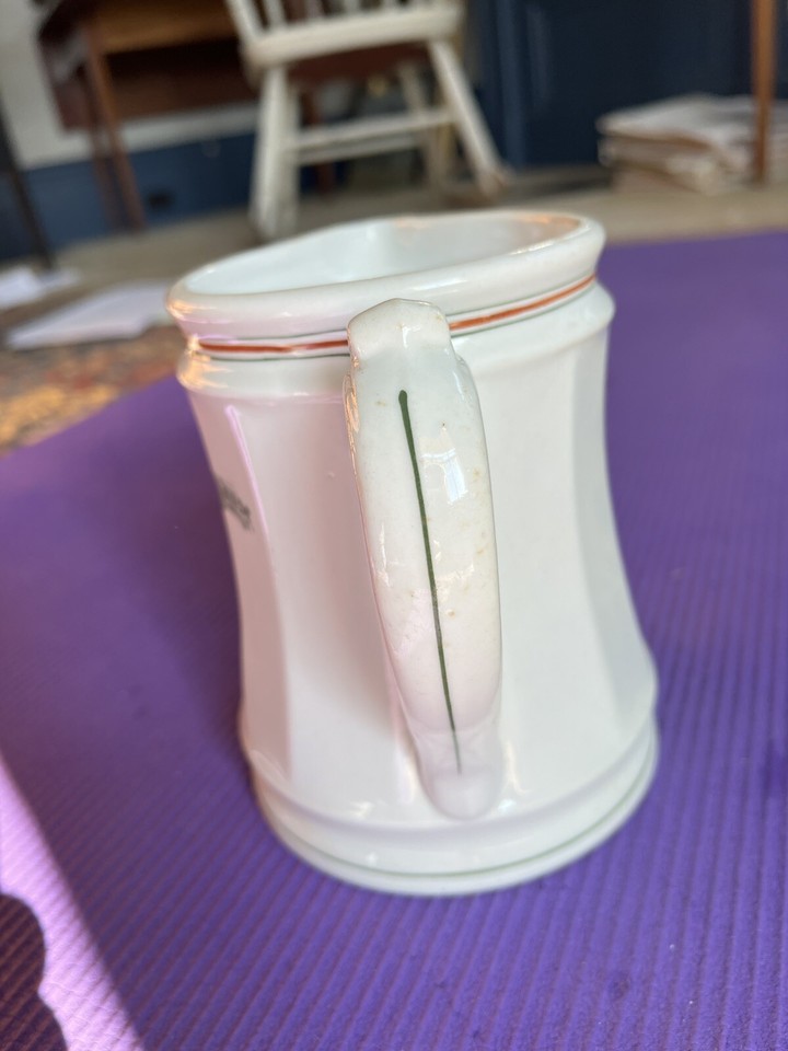 Antique Adirondack Chester House Chestertown NY Hotel China Pitcher OPC